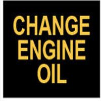 Change Oil Warning Light